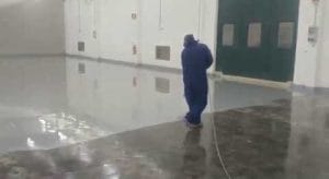 APPLICATION OF EPOXY RESIN FOR FLOORING