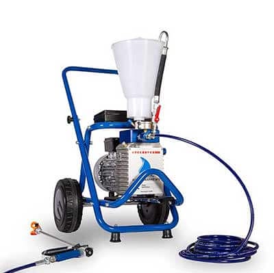 La tecnica di verniciatura metodo airless.